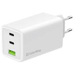 COLORWAY 2x USB-C, 1x USB-A/ síťová nabíječka/ GaN/ PD/ PPS/ 100W/ Bílá