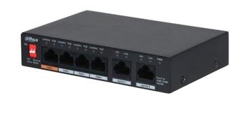Dahua 6-port All-Gigabit PoE switch (4x PoE, Unmanaged)