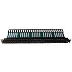 DATACOM Patch panel ISDN 50p.1U Integrovaný  BLACK, 19"