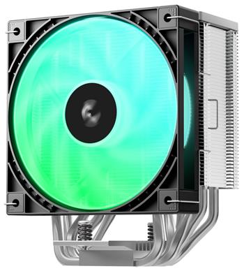 DEEPCOOL chladič AG600 ARGB / 120 mm ARGB fan / 6x heatpipe / 4-pin PWM / Intel i AMD