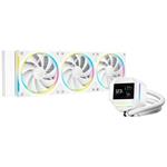 DEEPCOOL vodní chladič LM360 WH / 3x120mm ARGB fan / 4pin PWM / displej / bílý
