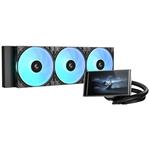 DEEPCOOL vodní chladič LT360 Vision ARGB / 3x120mm ARGB fan / 4pin PWM / displej / černý
