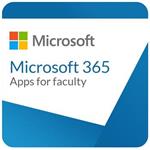 Elektronicky: Microsoft CSP Microsoft 365 Apps for faculty (pro školy) předplatné 1 rok, vyúčtování měsíčně