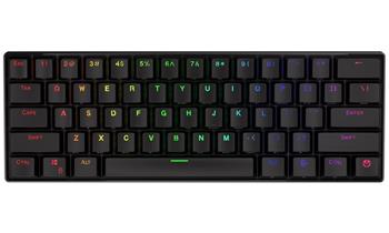 Endorfy herní klávesnice Thock Compact BR RGB /USB/ brown sw. / bezdrátová / mechanická / US layout / mini /černá RGB