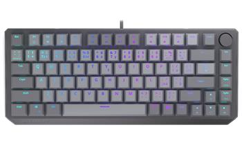 Endorfy mechanická klávesnice Thock V2 75% / drátová / ARGB / red sw. / USB / zmenšená / CZ/SK layout