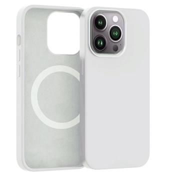 ER POWER Silikonový kryt CARNEVAL SNAP pro iPhone 13 Pro Max s MagSafe - bílá