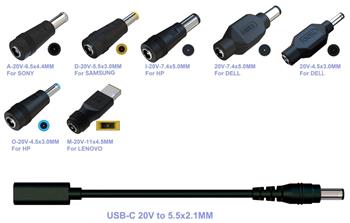 EUROCASE koncovky pro napájecí adaptér AD-716
