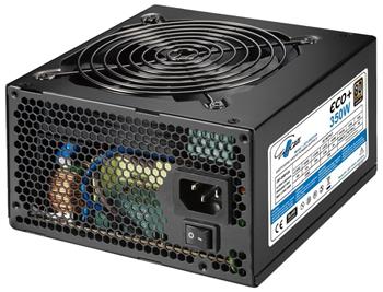 EUROCASE zdroj Eco+ 350W / 80+BRONZE / 12cm fan / PFC ATX 20/24pin / 4x SATA