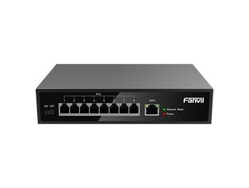 Fanvil PN8 - dvouvodičový PoE Switch, RJ45, 8 x RJ11