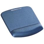 FELLOWES podložka pod myš a zápěstí PlushTouch/ 200mm x 245mm x 20mm/ textilie/paměťová pěna/ modrá