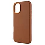 FIXED MagLeather kožený kryt iPhone 16+ hnědý