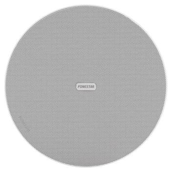 Fonestar 2pásmový vestavný reproduktor 20 W/8ohm, IP44, 6,5", 110 Hz–20 kHz, bez mřížky, ABS, hl 100 mm