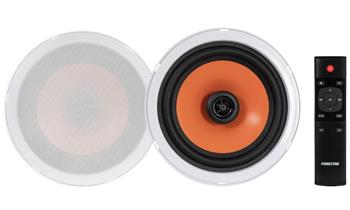 Fonestar Stropní BT stereo set 2×20 W, Class D v repro, 6" koax, dálkové ovládání, 12 V DC, otvor 170 mm, bílý