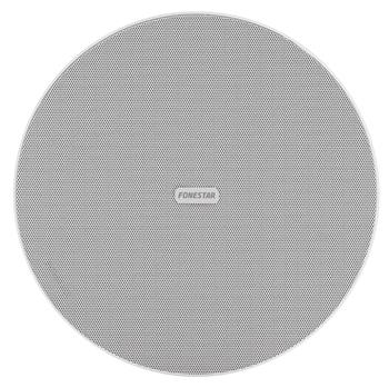 Fonestar Vestavný bezrámový reproduktor 20 W/8ohm, 6,5", 110 Hz–20 kHz, otvor 175 mm, hl 35 mm, ABS, bílý