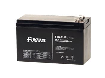 FUKAWA akumulátor FW 7,2-12 F2U (12V; 7,2Ah; faston F2-6,3mm; životnost 5let)