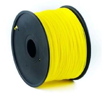 GEMBIRD Tisková struna (filament), PLA, 1,75mm, 1kg, žlutá