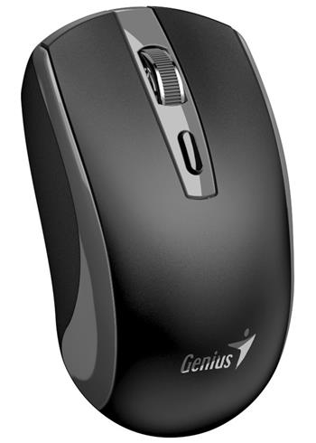 GENIUS ECO-8150 BlackGrey/ 1200 dpi/ bezdrátová/ dobíjecí/ Copilot/ 4tlačítková/ černošedá