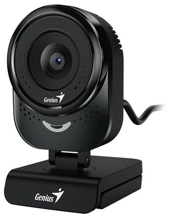 GENIUS FaceCam 1000X Q Black/ 720p HD/ 360° rotace/ 90° náklon/ USB 2.0/ UVC/ mikrofon/ černá