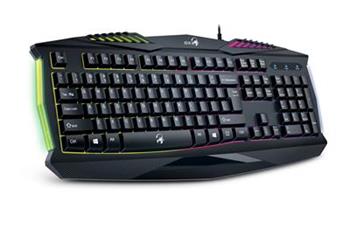 GENIUS GX GAMING Scorpion K220/ Herní drátová klávesnice/ podsvícená/ USB/ černá/ CZ+SK layout