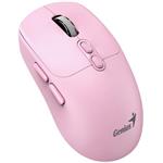 GENIUS NX-8080S BT Young Pink/ duální Bluetooth + 2,4GHz/ 1600 dpi/ bezdrátová/ Copilot/ tichá/ 7tlačítková/ růžová