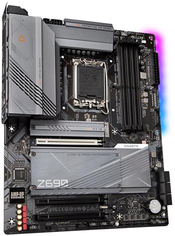 GIGABYTE Z690 GAMING X / LGA1700 / Intel Z690 / 4x DDR5 / 4x M.2 / HDMI / DP / USB-C / ATX