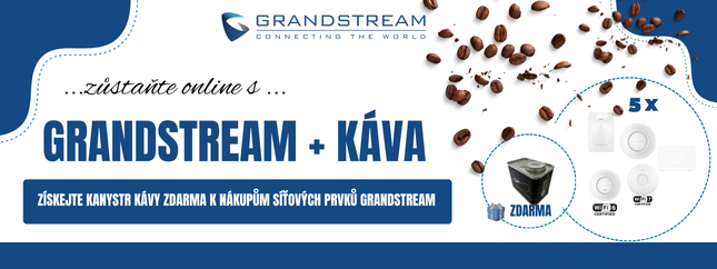Grandstream + káva