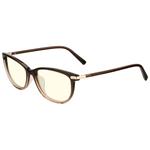 GUNNAR kancelářske/herní brýle  INGRID COCOA FADE CRYSTAL čirá skla  BLF 35 GUNNAR focus