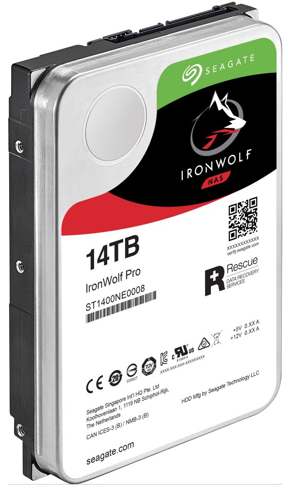IronWolf Pro HDD 3.5inch SATA 6Gb/s 6TB 7200RPM 256MB 512E