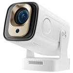 HELMER chytrý přenosný projektor SP 700/ Full HD/ 400 ANSI lm/ HDMI/ USB/ BT/ Wi-Fi/ Auto Focus/ Repro/ Android 13/ bíl