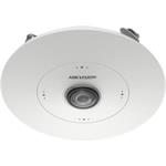 Hikvision 12 MPix IP Fisheye zápustná kamera; Audio, Alarm, mikrofon