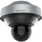 Hikvision 24 Mpix PanoVU 270° panoramatická + 4 MPix PTZ kamera, Audio, Alarm, IK10