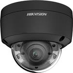 Hikvision 4MPix IP Dome ColorVu AcuSense kamera; LED 30m; mikrofon; WDR 130dB, IP67, IK10, černá