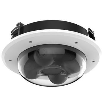 Hikvision 4x5MPix IP Dome PanoVu kamera; IR 30m, zápustná montáž