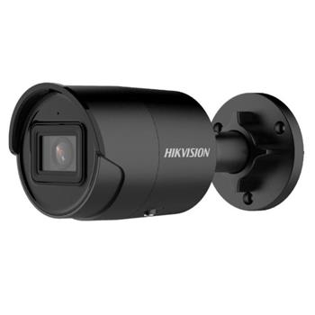 Hikvision 8MPix IP Bullet AcuSense kamera; IR 40m, mikrofon, černá