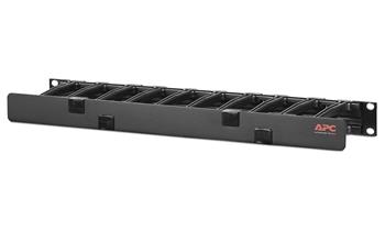 Horizontal Cable Manager, 1U Single Side w.Cover