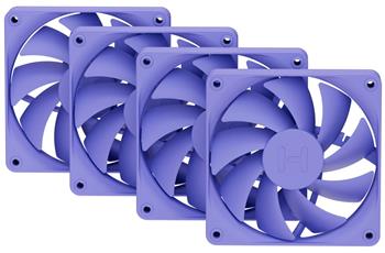 HYTE ventilátor 120mm PWM / barva Taro Milk / 1500rpm / 72CFM / ABS / 4-pin / sada 4x ventilátor