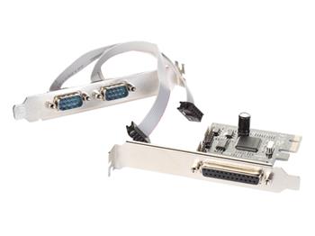 i-tec PCIe 2x serial, 1x parallel card+low profile