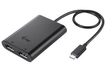 i-tec USB-C Dual 4K/60Hz (single 8K/30Hz) DP Video Adapter