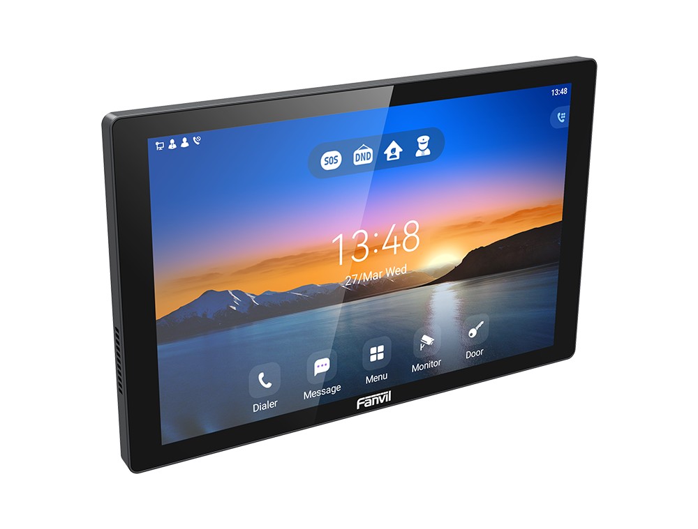Fanvil i507W Android vnitřní 10.1" dotyková stanice, 2x SIP, Wi-Fi