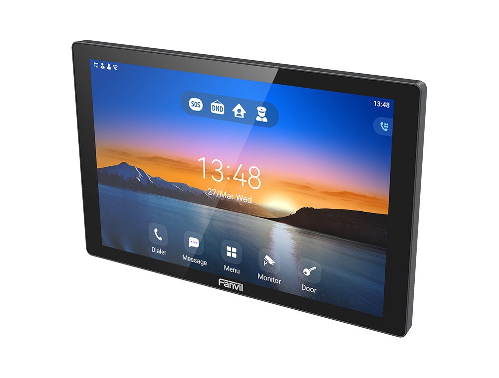 Fanvil i507W Android vnitřní 10.1" dotyková stanice, 2x SIP, Wi-Fi