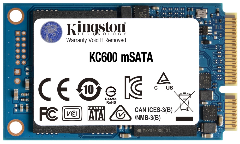 Kingston KC600/512GB/SSD/mSATA/5R