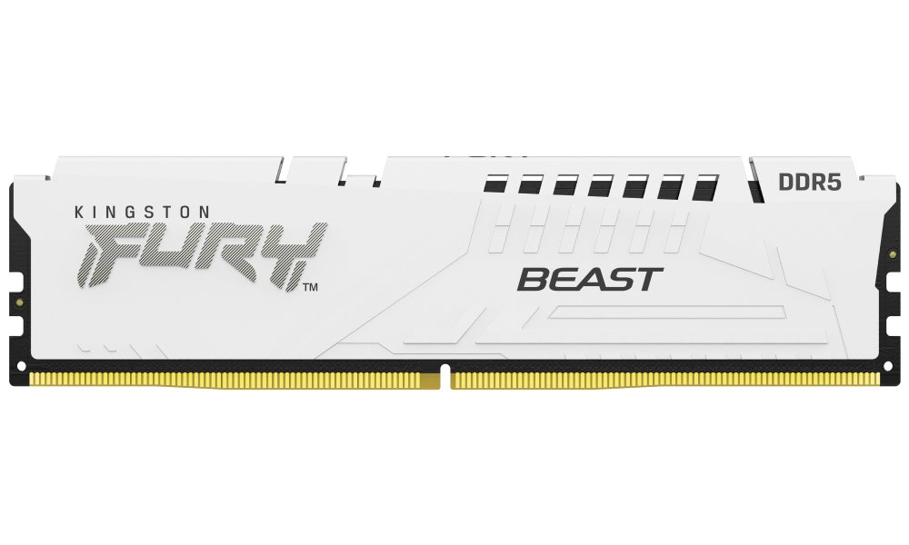 Kingston FURY Beast EXPO/DDR5/32GB/6400MHz/CL32/2x16GB/White