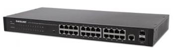 Intellinet 24-Port Web-Managed Gigabit Switch 24x10/100/1000 Mbps + 2xSFP