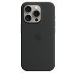 iPhone 15 Pro Silicone Case with MS - Black