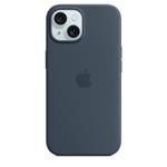 iPhone 15 Silicone Case with MS - Storm Blue / SK
