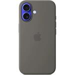 iPhone 16 Plus Silicone Case with MS - S.Gray / SK