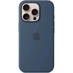 iPhone 16 Pro Silicone Case with MS - Denim / SK