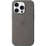 iPhone 16 Pro Silicone Case with MS - S.Gray / SK