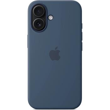 iPhone 16 Silicone Case with MS - Denim / SK