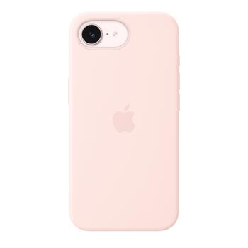 iPhone 17e Silicone Case with MS – Soft Pink / SK